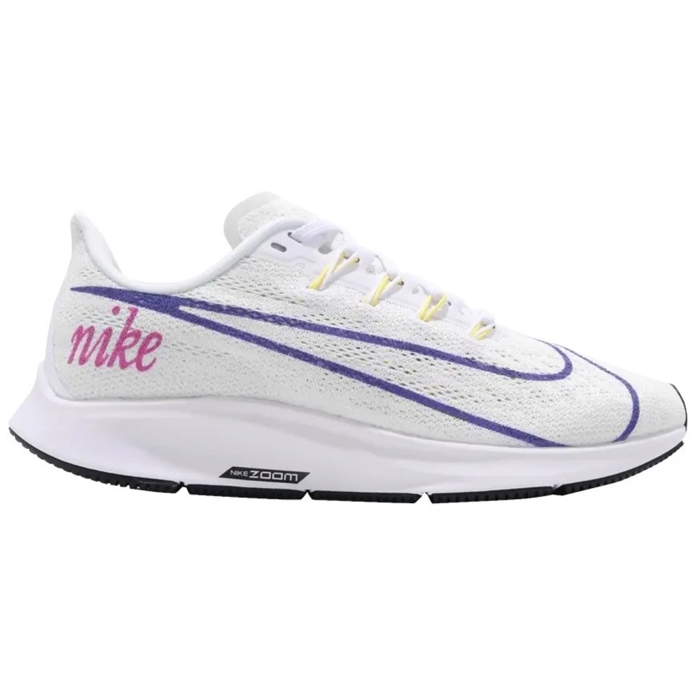 Size 7.5-Womens Nike Air Zoom Pegasus 36 JDI White Purple Pink Running Shoes NEW